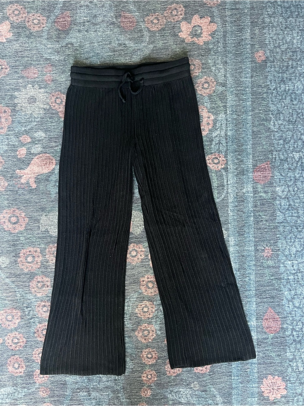 Rue Stiic Ribbed Black Pants